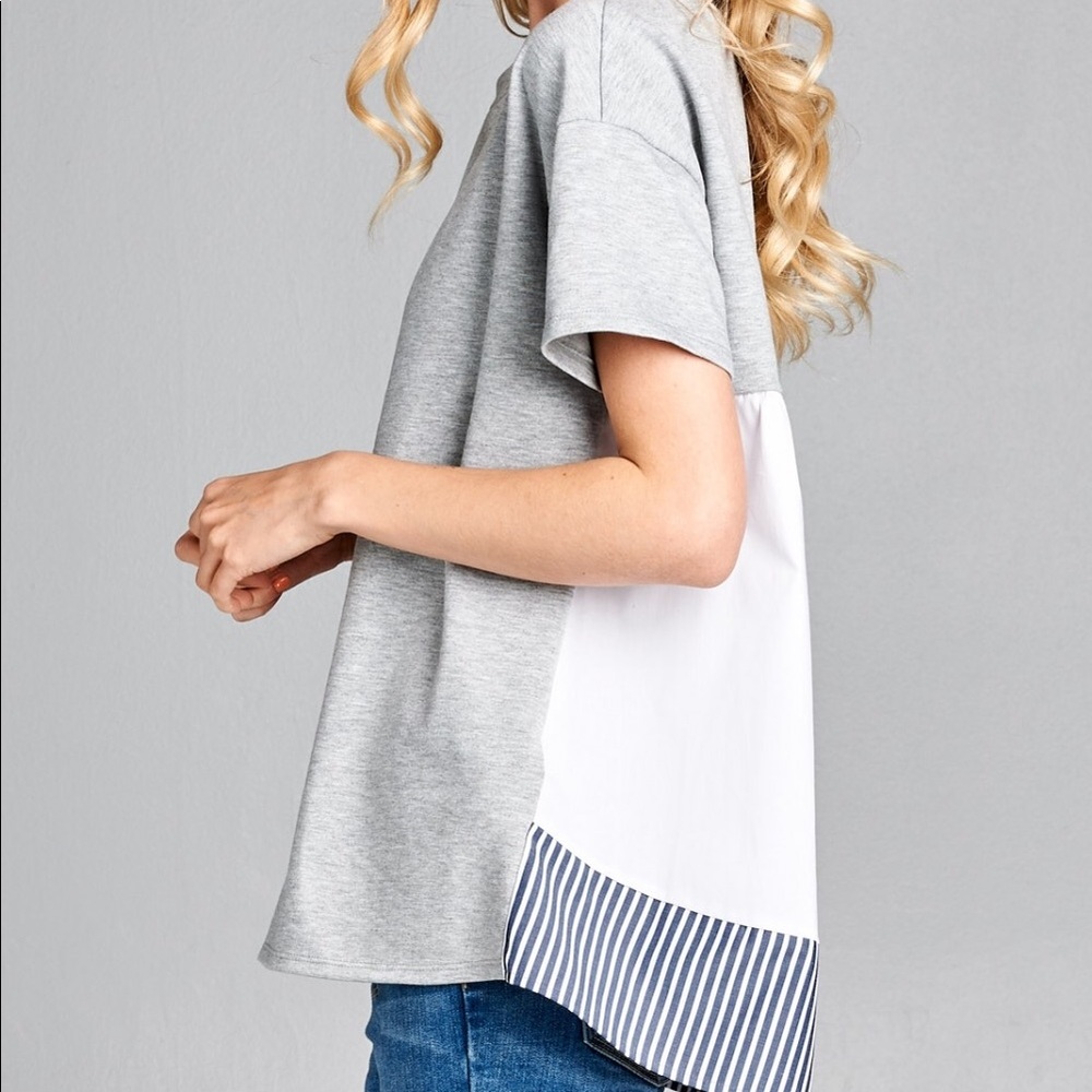 Women’s Large Pleated Back Top